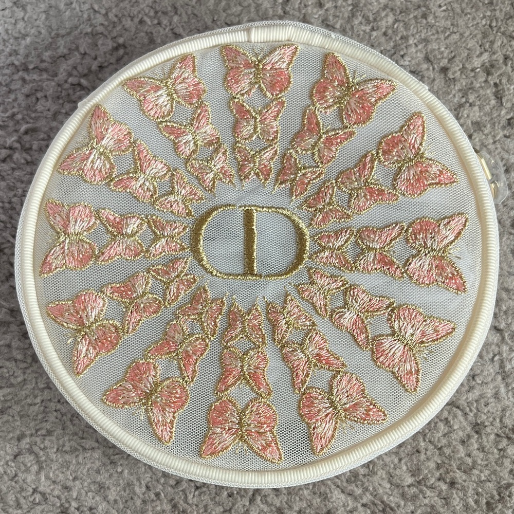 Dior mother’s day butterfly makeup pouch with dior classic white box